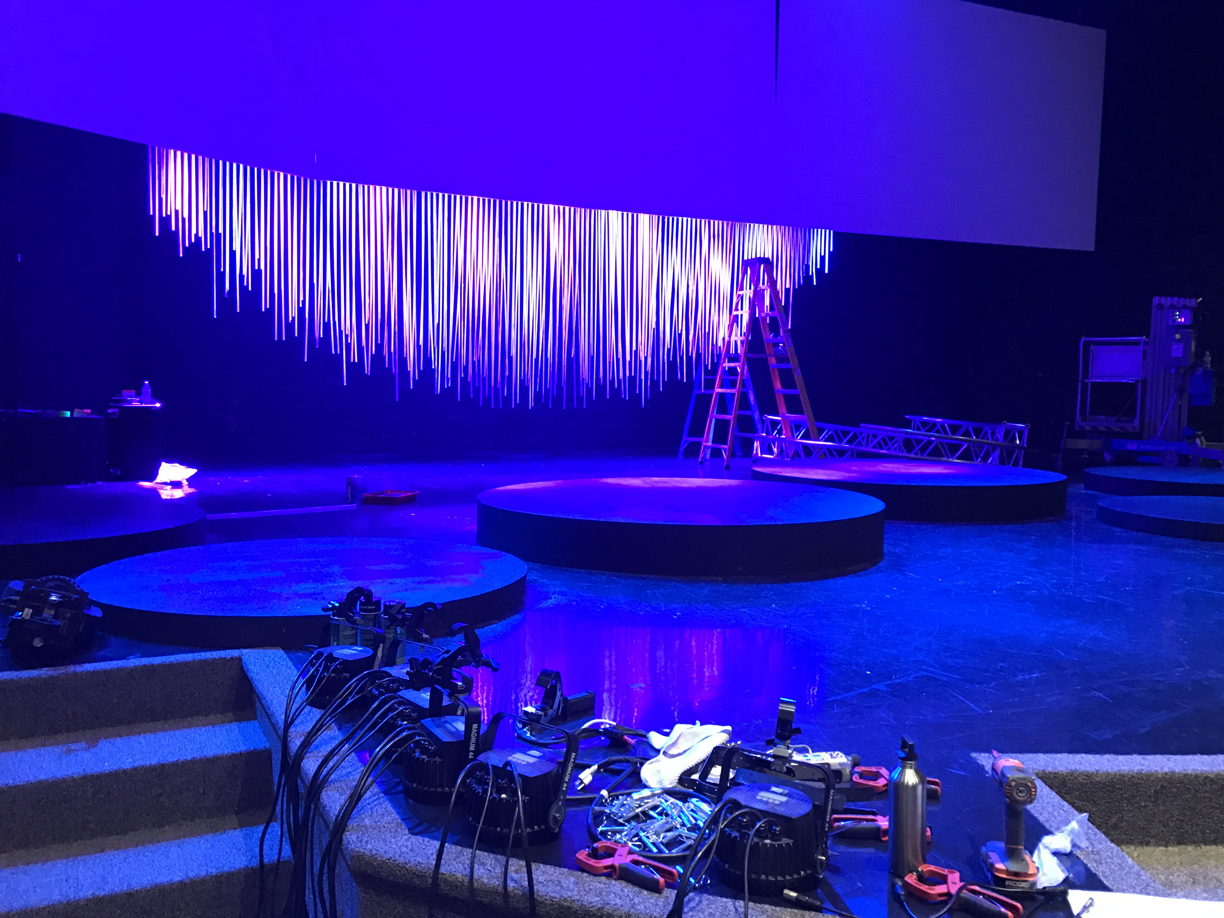 Stage platform framing and decking