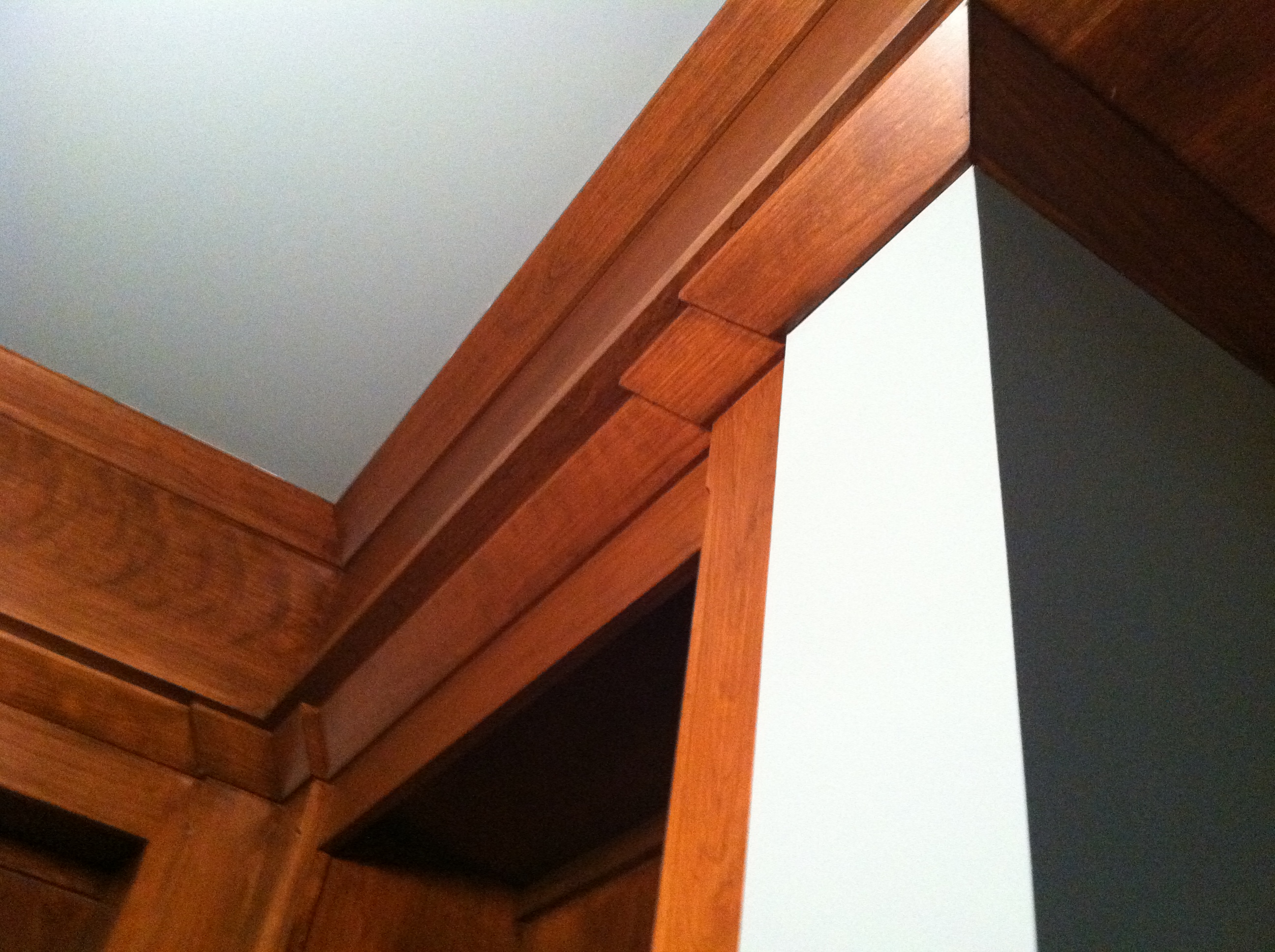 Custom trim profile at an opening